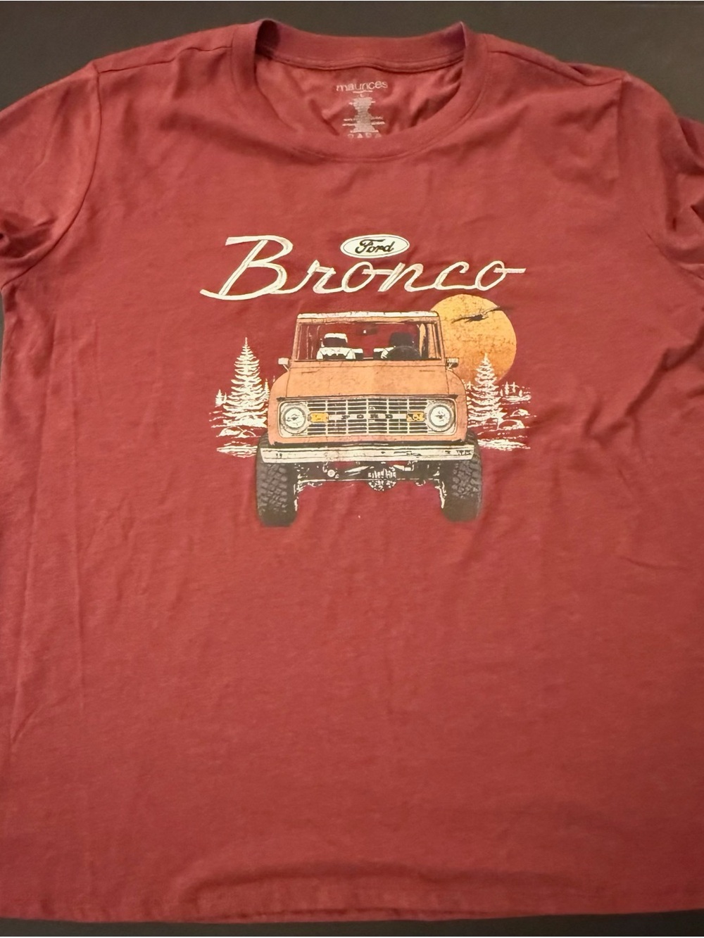 Maurices Red Ford Bronco Graphic Tee